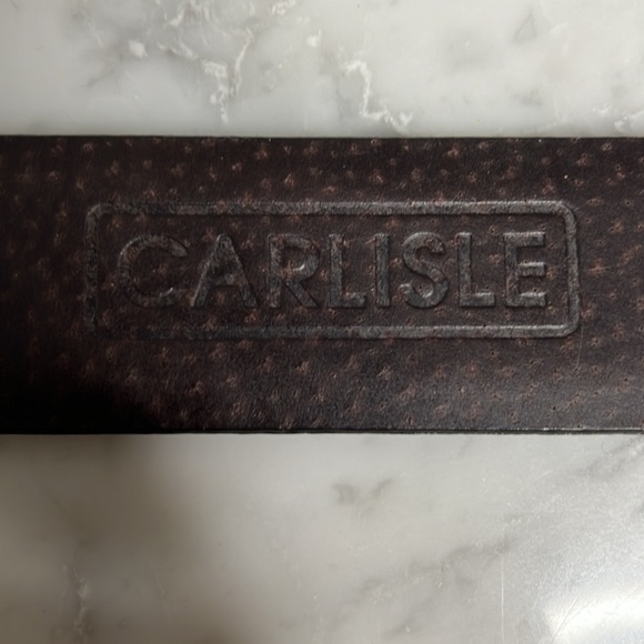 Vintage Carlisle Turtle Belt Medium Dark Brown Gold - Picture 5 of 9